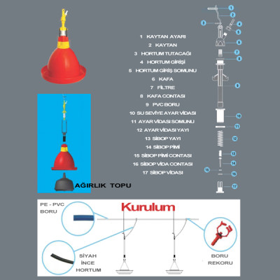 ASKILI OTOMATİK TAVUK SULUK TVK01 - Thumbnail